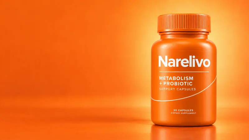 Narelivo Metabolism + Probiotic Support Capsules.