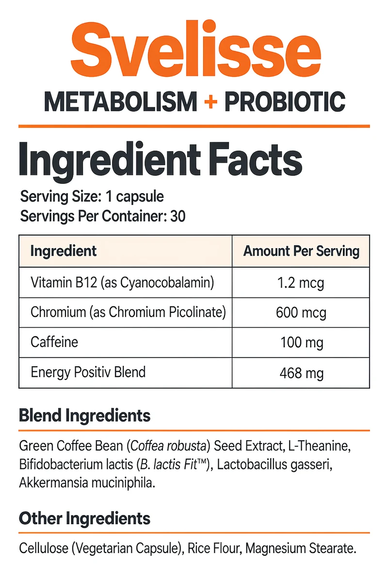 Full Svelisse ingredient facts